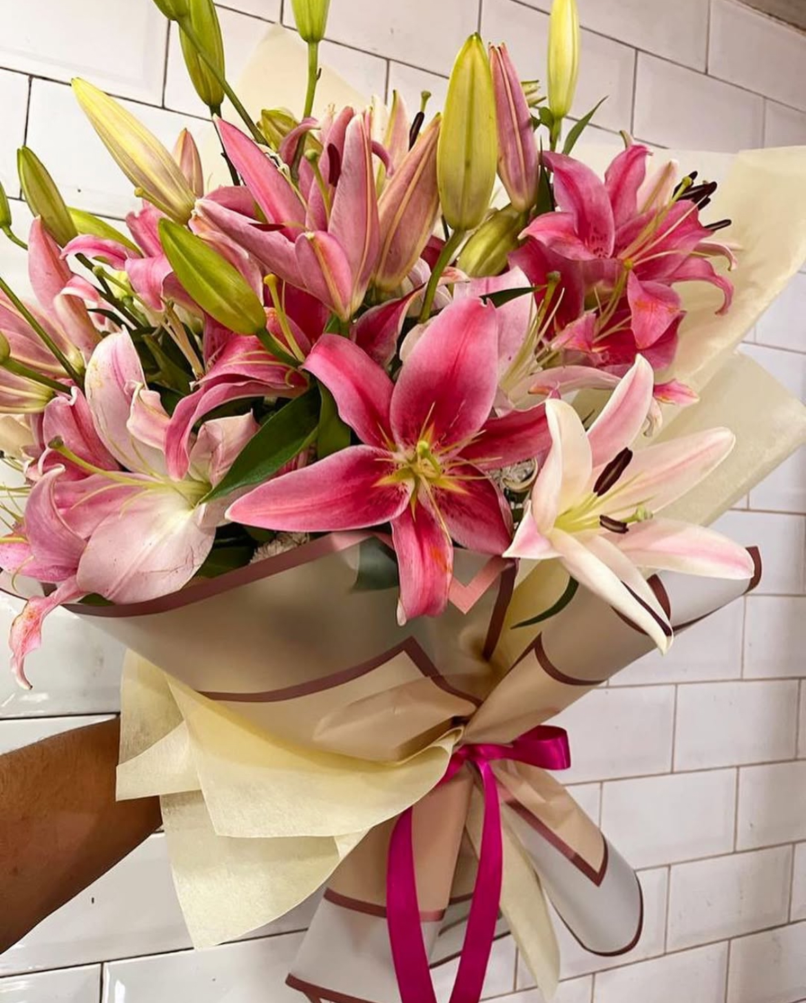 Pink Lily Grace Bouquet