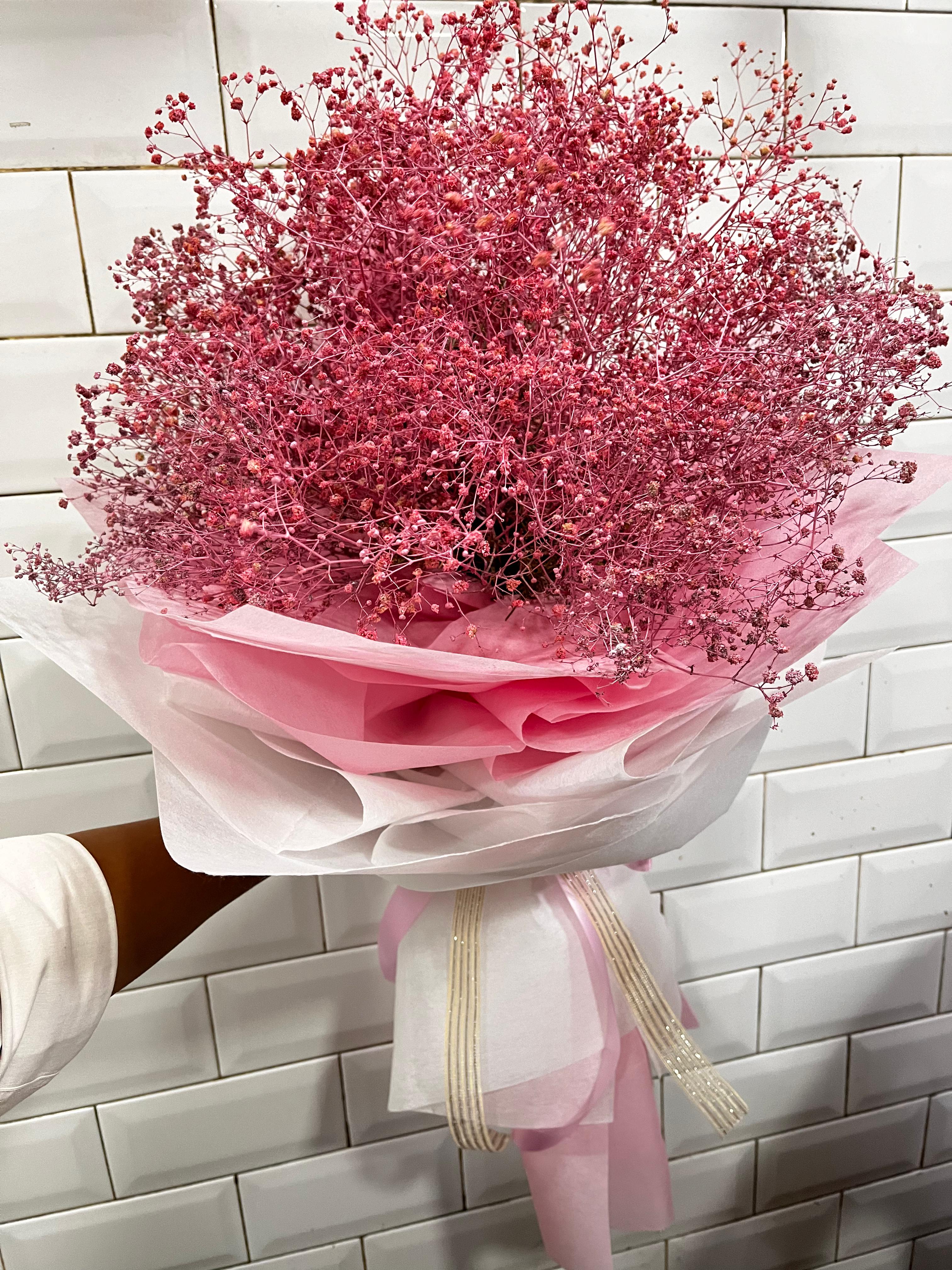 Blush Baby's Breath Bouquet