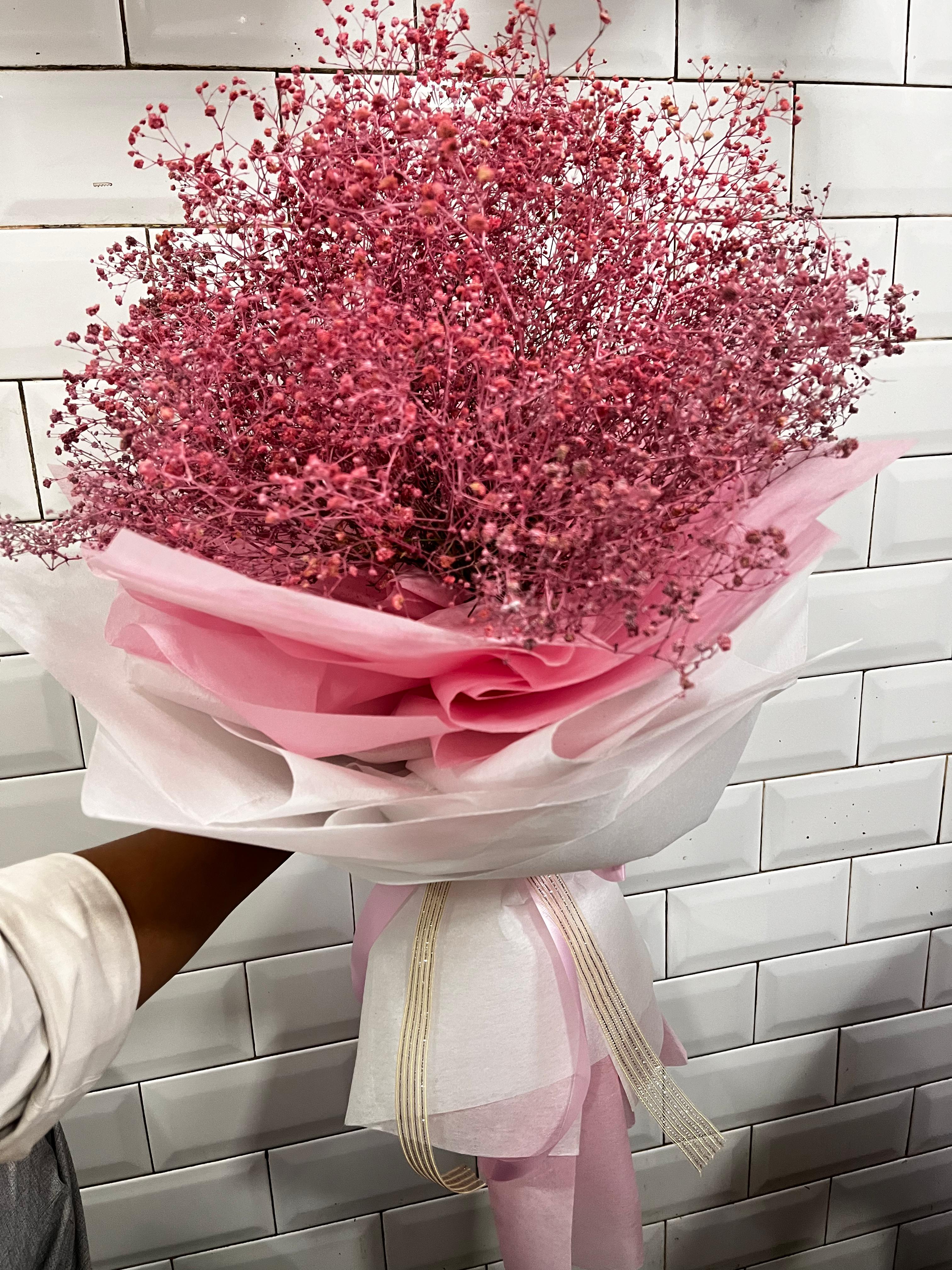Blush Baby's Breath Bouquet