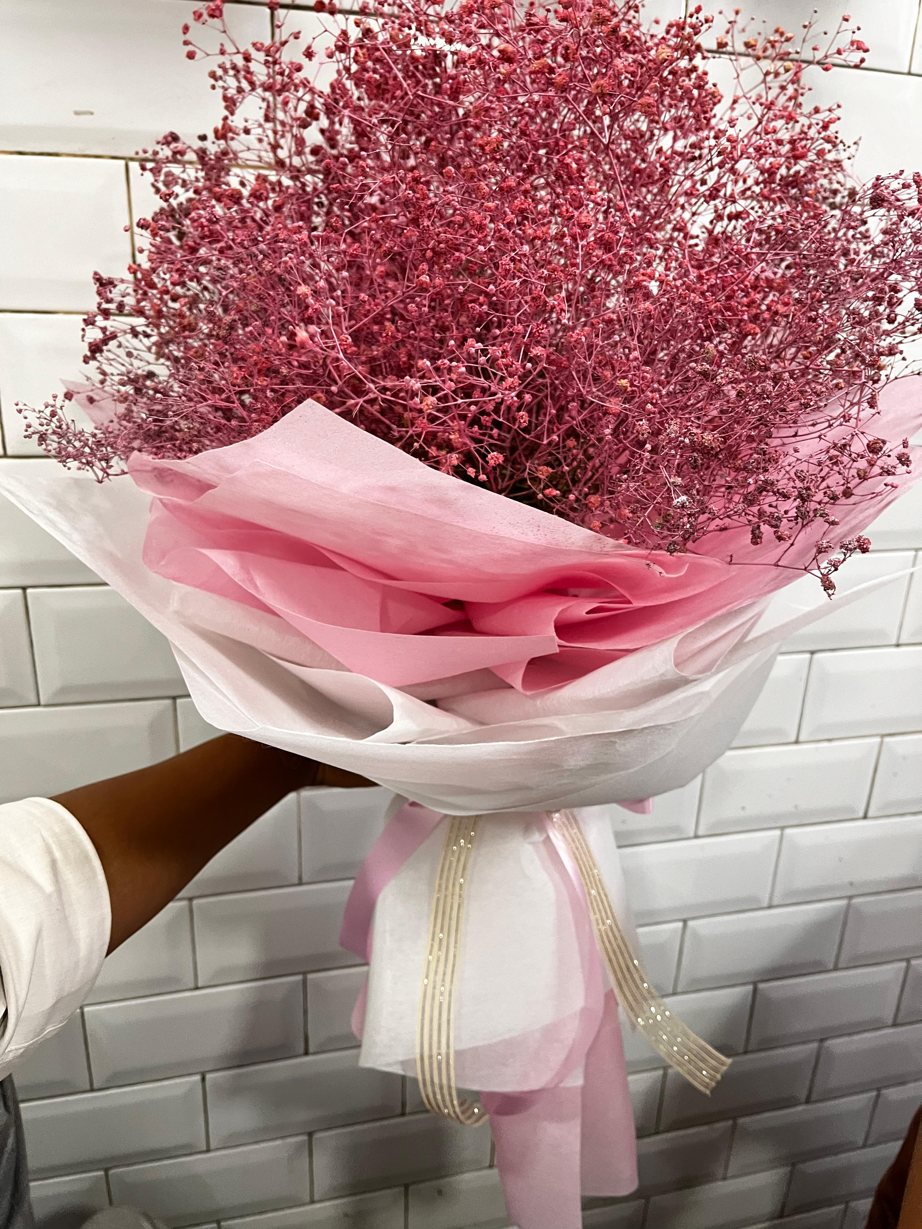 Blush Baby's Breath Bouquet