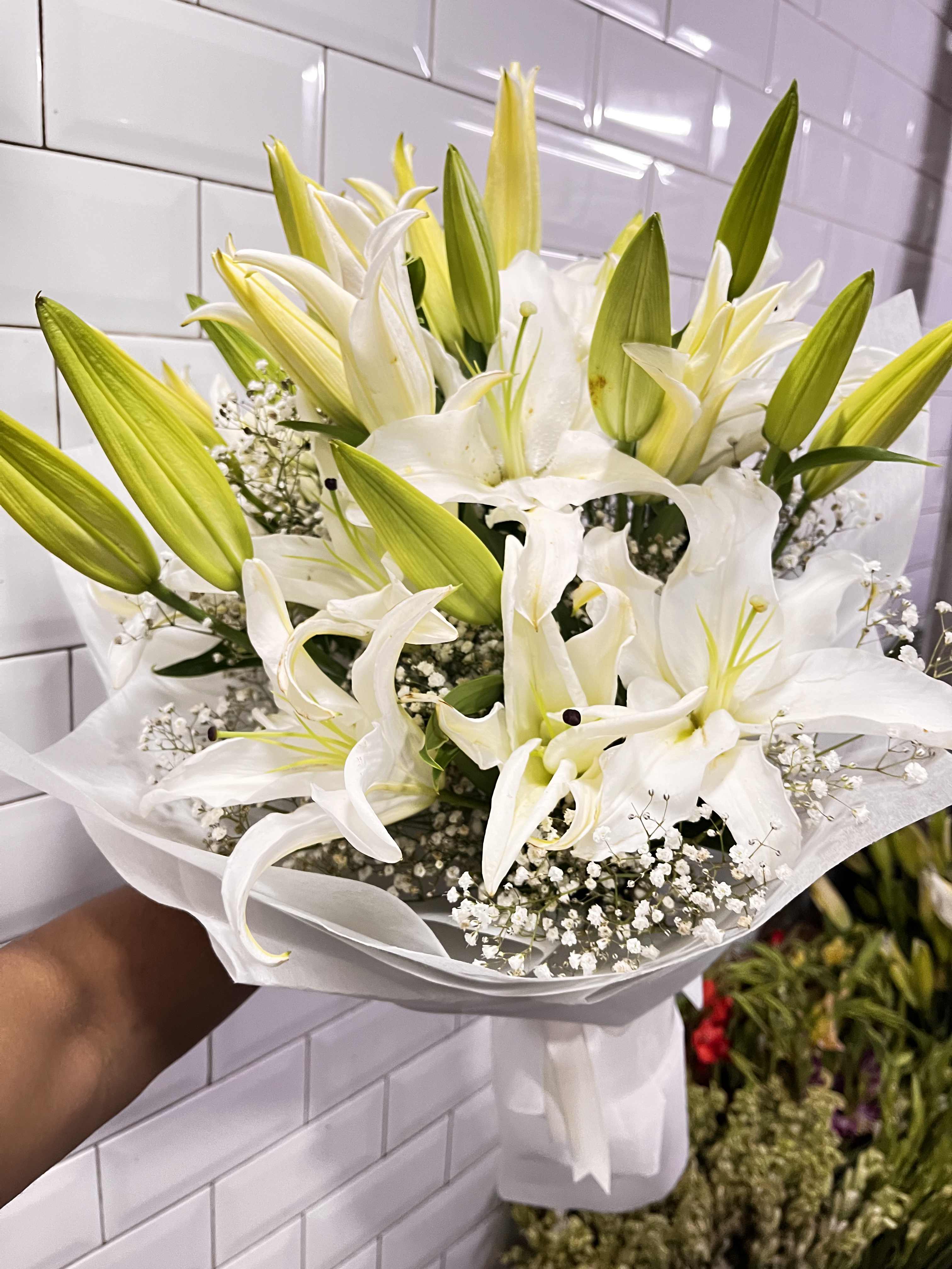 Pure Grace Lily Bouquet