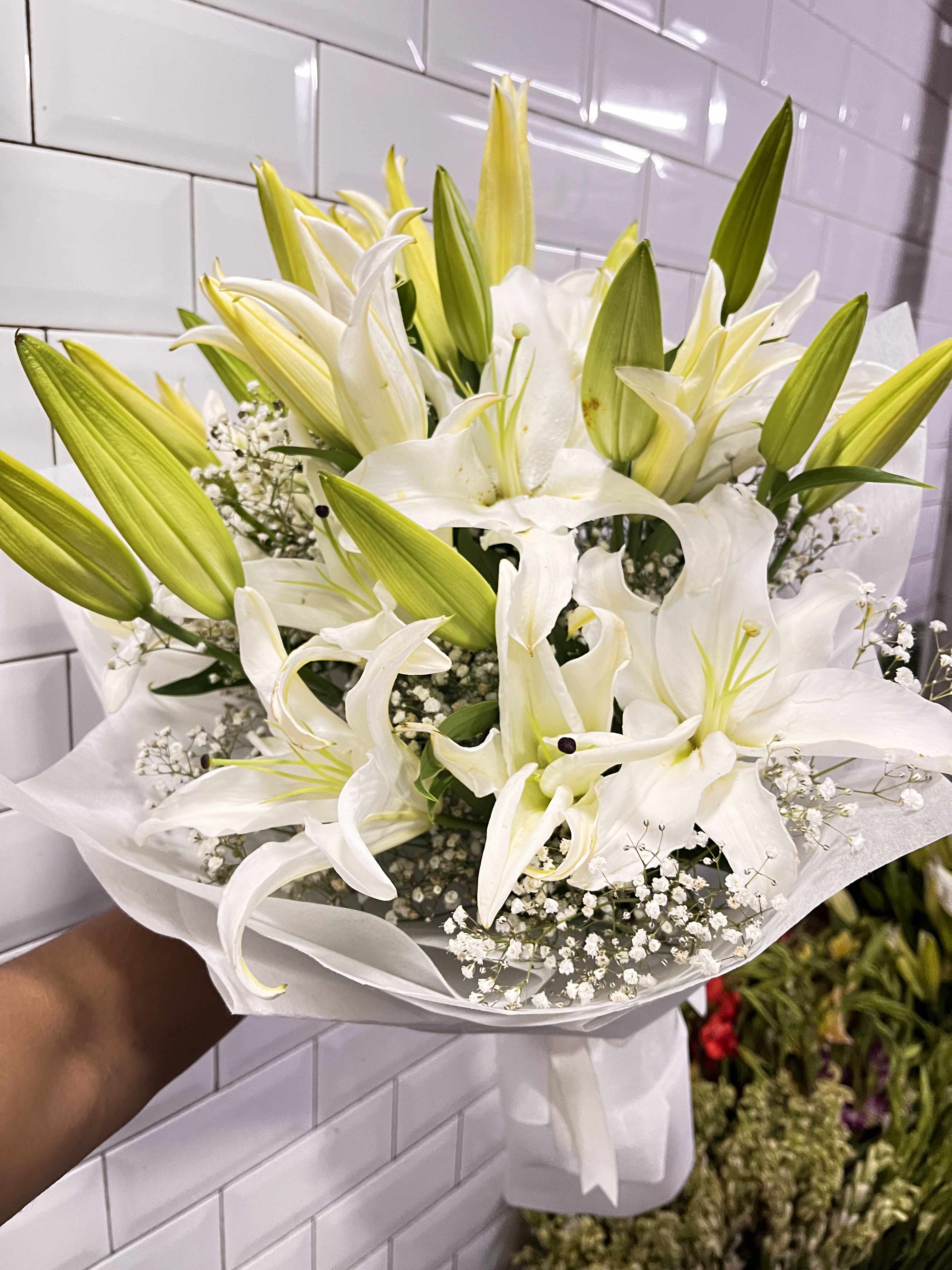Pure Grace Lily Bouquet