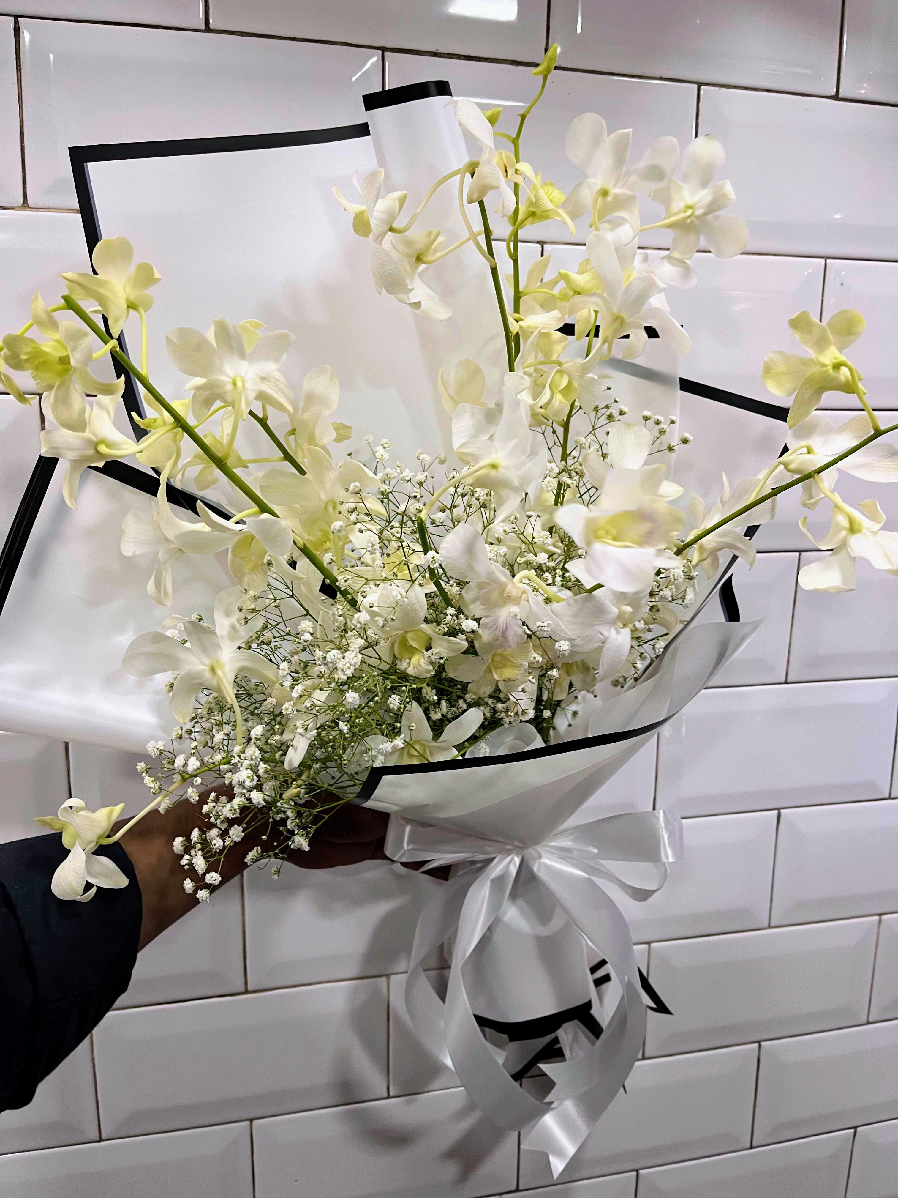 Ivory Orchid Elegance Bouquet