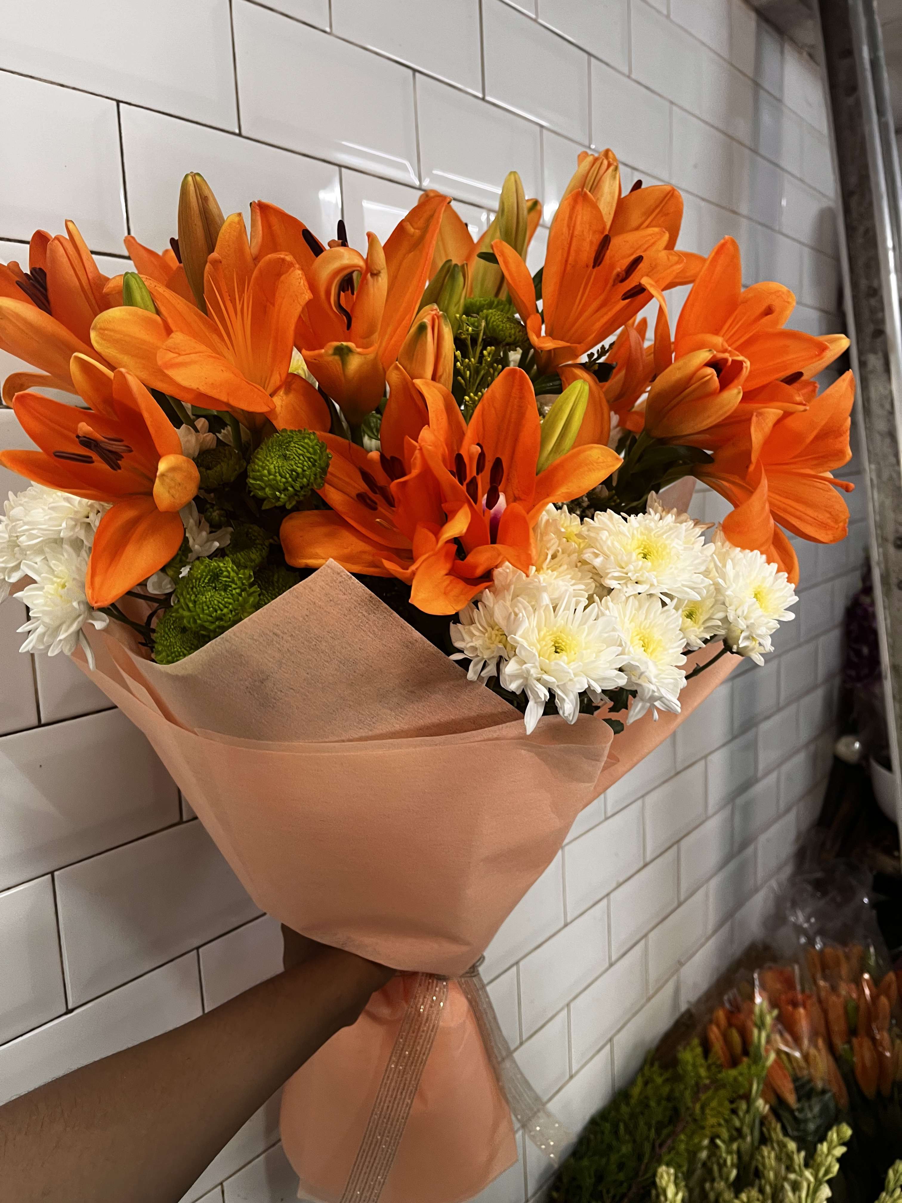 Orange Lily Sunshine Bouquet