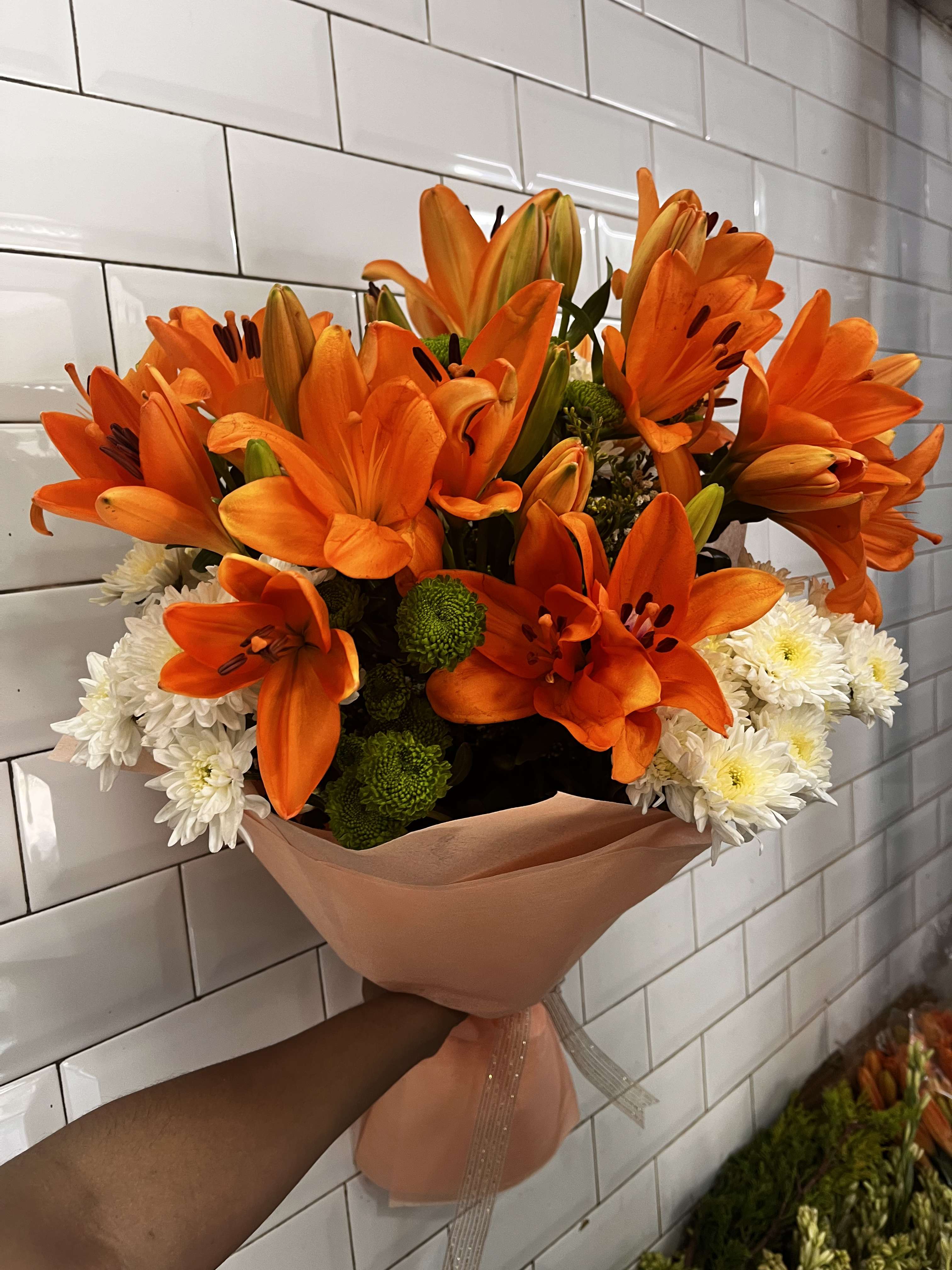 Orange Lily Sunshine Bouquet